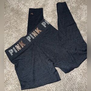 Victoria's Secret PINK Dark Gray Leggings